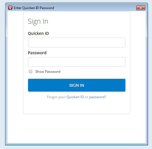 invalid user id or password for pnc in quicken for mac